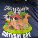 Daddy of The Birthday Boy Farm Animals Matching Farm Theme T-Shirt, XL
