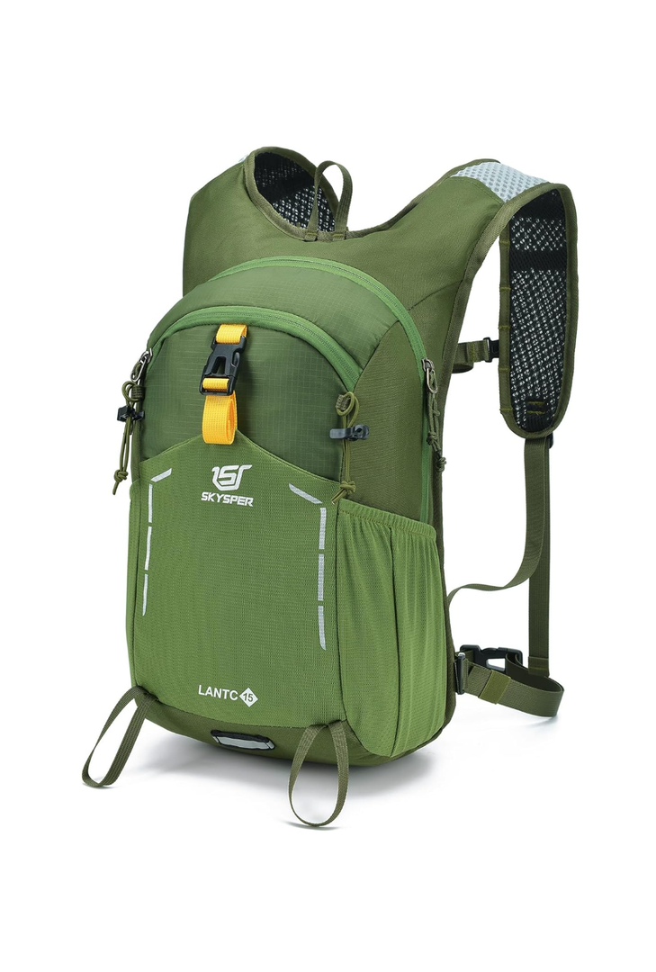 SKYSPER Small Hiking Backpack - 15L Travel Daypack Lightweight Bag Water Resistant Hiking Backpacks for Women Men