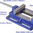 Rolin Vise Drill Press Vise 4 Inch Light Duty Workbench Tools