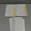 Magnetic Chore Chart for Kids, ADHD Tools for Kids to Do List Checklist Task Board Routine Chart Planning Board for Fridge with 10 Sliders and Magnetic Marker - White