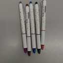 PILOT FriXion Clicker Erasable Design Collection Dots, Refillable & Retractable Gel Ink Pens, Fine Point (0.7mm), Assorted Ink, 5-Pack (15220)