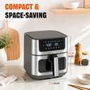 8-in-1 Air Fryer 6 Quarts Airfryer with Window, 11.4x10.8x13.0 inch