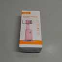 Auto Face Tracking Tripod 360 Rotating Cell Phone Photo and Video Kits Stand, No App, Phone Camera Stand with Remote and Gesture Control for Live Recording Tiktok Pink1