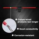 6 Pack 10 Gauge Inline Fuse Holder 12V - 10AWG Automotive Blade Fuse Holder with 6pcs 40 AMP ATC/ATO Standard Fuses