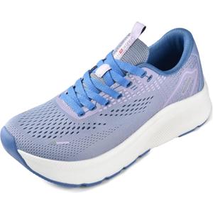 JACKSHIBO Wide Toe Box Shoes Women Arch Support Wide Sneakers for Running Walking Athletic Tennis Orthopedic Plantar Fasciitis Workout with Thick Cushion Zero Drop Sole Width Shoes 7.5W