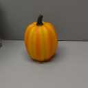 Solar Pumpkin Lights Garden Statues Outdoor Pumpkin Fall Decor Thanksgiving Halloween Decorations for Porch Terrace Yard Lawn Patio