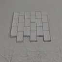 Art3d 10-Sheet Peel and Stick Backsplash, 12 in. x 12 in. Subway 3D Wall Panels, Mono White with Gray Grout