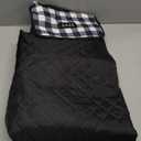 ZAZE Picnic Blankets Machine Washable, 80''x80'' Extra Large Waterproof Sandproof Foldable Compact Beach Blanket, Oversized XL Outdoor Mat for Spring Summer Camping, Park, Travel Grass(Blue and White)