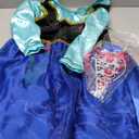 Princess Costumes Birthday Party Dress Up for Little Girls/Long Sleeve with Cape (5-6 Years, Blue-88 With Accessories)