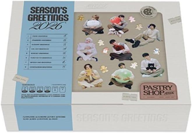 ATEEZ 2026 SEASON'S GREETINGS[PASTRY SHOP] + Pre-Order Gift & 3 Extra Photocards Set