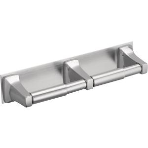 Moen Donner Chrome Commercial In-Line Double Roll Toilet Paper Holder Wall Mount, R5580