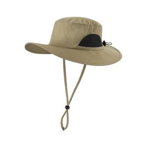 Muryobao Mens Sun Hats UPF 50+ Waterproof Mesh Wide Brim Bucket Fishing Hat