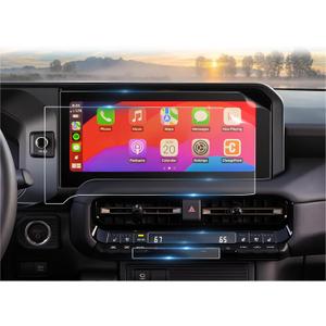 CDEFG (4Pcs/Set for 2025 2026 Toyota Land Cruiser Screen Protector, 12.3" Touchscreen + AC, 2024 2025 Land Cruiser (Land Cruiser/First Edition) Accessories Nano Film