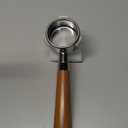 54mm Portafilter for Breville BES870/878/880 Series, Dual Spout Espresso Handle with Siam Rosewood Grip & 304 Stainless Steel Basket