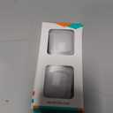 Amizee 2 Pack Compatible with Apple Watch Case 40mm Series 6/5/4/SE with Built-in Screen Protector, Hard PC Case Straight Edge Ultra Thin Anti-Scratch Protective Cover for iWatch 40mm (Silver/Clear)