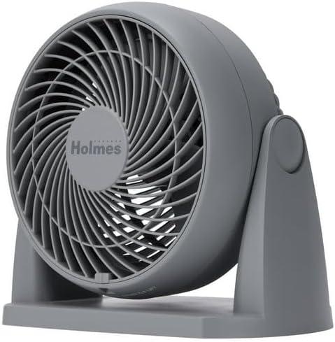 Blizzard Air Circulator Fan, 3 Speeds, 90 Tilt, Removable Grill, With 3-Speed Settings, Powerful Airflow, 20% Greater Velocity And Airflow (Cool Gray)