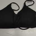 Danysu Backless Sports Bra Soft Workout Tops with Removable Padded Yoga Training Bras Strappy Going Out Top (X-Small, #1.crisscross Black)