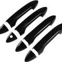 Car Door Handle Cover Compatible for Honda Accord 2013-2017Accessories Compatible for Honda Pilot 2022 2021-2016 Without Smart Key Holes (Glossy Black)