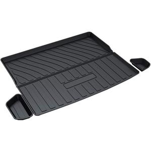 Cherokee Cargo Liners - All-Weather Protection Rear Cargo Trunk Tray Floor Mats Compatible with 2019 2020 2021 2022 2023 Jeep Cherokee, 3D Modeling Waterproof Durable TPO Accessories Custom-Fit