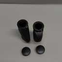 Bike Handlebar Grips Ergonomic Bike Grips 22.2mm Mountain Bicycle Handlebar Grips Double Lock on Comfortable Bike Grips with Anti-Slip for Scooter BMX MTB Beach Cruiser (Black(95mm+95mm))