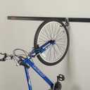 Rubbermaid FastTrack Garage Organization System Vertical Bike Hook Black Holds up to 50 Pounds Wall Mount and Heavy Duty Garage Hanger for Bike Storage