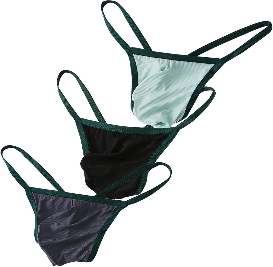 TAPUU Mens Micro G-String Thong Underwear (M)