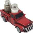 Vintage Pickup Truck Salt and Pepper Shaker Set or Decorative Spice Rack in Antique Look for Farm Country Kitchen Dcor Figurines and Rustic Bar Decorations or Classic Gifts for Farmers