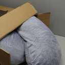 MOON PARK Pregnancy Pillows for Sleeping - 57 Inch U Shaped Full Body Maternity Pillow with Removable Cover - Support for Back, Legs, Belly, Hips - Pregnancy Pillow for Women - Grey