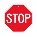 T&R Large Stop Sign Street Road Sign 24 x 24 Inches. Engineer Grade Reflective Sheeting, Rust Free Aluminum, Weather Resistant, Waterproof, Fade Resistant, 2 Pre-drilled Holes