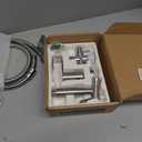 LUFEIDRA Handheld Bidet Sprayer for Toilet-Adjustable Water Pressure Jet Spray with Bidet Hose for Feminine Wash, New Premium Stainless Steel Muslim Shower Toilet Bidet Cloth Diaper Sprayer Set (1 Pack, Brushed Nickel)