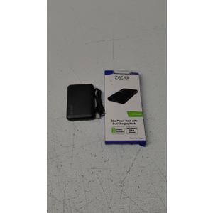 ZGear 5000 mAh Slim Dual Charging Port Power Bank - Black