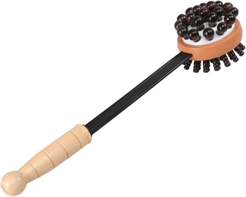 SUPVOX Wooden Massage Hammer Ergonomic Massage Stick for Muscle Relief Versatile Back Neck and Shoulder Massager Portable Home Use Tool