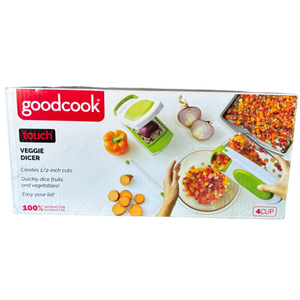 GoodCook Veggie Dicer 4 Cup Vegetable Fruit Chopper Cutter