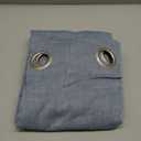 H.VERSAILTEX Linen Semi Sheer Curtains 72 inch Length Energy Saving Easy Care Privacy Protection Nickel Grommet Window Panels/Drapes for Nursery Room/Living Room (Set of 2, Denim)