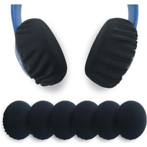 Xklmb 3 Pairs Stretchable Fabric Headphone Covers/Washable Sanitary Ear pad,Earcup Earpad Covers Fit Most On Ear Headphones 8-11cm(3.14" - 4.33") Earpads