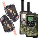 Kids Walkie Talkies Boys Gifts for Kids Aged 5-12 Outdoor Toys 3 Miles Long Range 22 Channel 2 Way Radio fit Adventure Game Hunt Camp Toys 6 7 8 9 Years Old Boys Gifts (Green Camo)