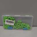 26 Pcs Cute Large Green Letter Beads, 20mm Jumbo Square Acrylic Letter Beads, Big Letter Beads for Bracelets, Necklaces, Bagcharms, Shoelaces, Keychains, Lanyards, Letter Charms for Craft, Square 20x20mm