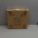 MUYE 12x12 Floating Frame Distressed Beige White Wood Pattern,Double Glass Square Picture Frame Set of 2 Display Any Size Photo up to 12x12,Wall Mount or Tabletop