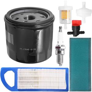 Anxingo 697153 794422 Air Filter Oil Fuel Filter Replacement for B S 31A507 31A677 31A607 31E607 31E677 698083 795115 Intek 15.5HP 17-17.5HP Tractor Engines John Deere Toro Lawn Mower