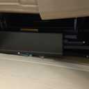 Yusong Night Stand with Gun Drawer & Invisible Lock, Bedside Table, LED Nightstand with Charging Station, Modern Night Stand, Wood Sofa Couch End Side Table with 2 Pull-Out Shelf, Black