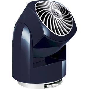 Vornado Flippi V6 Compact Air Circulator Fan, Quiet Portable Travel Fan for Desk or Bedroom, Adjustable Head, 2 Speeds, Midnight