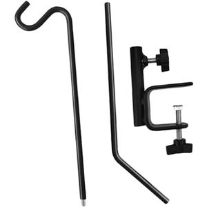 Outdoor Heavy Duty Deck Rail Bird Feeder Hanger Hook Adjustable Shepherd Hook for Plants Bird Feeders and Outdoor Use Supports Significant Weight for Versatile Hanging