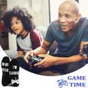 2 x Novelty Gamers Socks Gifts For Christmas,Birthday,Video Game Gifts,Funny Saying Crew Socks for Men,Women and Teens (1-gaming-ankle)