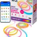 WiZ Connected Neon Smart Flex Strip, 32.8 ft (Two 16.4ft Flex LED Strips), 16 Million Colors, Shades of White, RGBIC Lighting, Connects to Wi-Fi, Voice/App Control