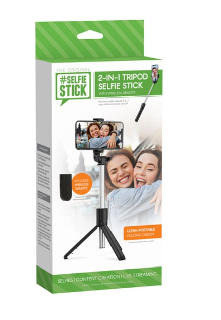 2-in-1 Tripod Selfie Stick