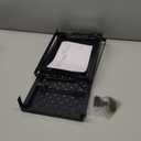 Jojocross Expandable Shelf Cabinet Organizer Adjustable Stackable Spice Rack at Kitchen and Bathroom More, Countertop Cupboard Organization Pantry Storage (1 Pack/Black, M)