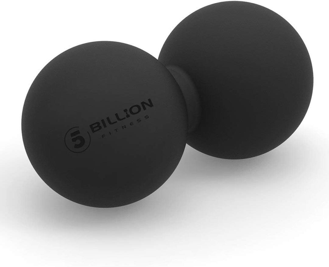 5BILLION Peanut Massage Ball - Double Lacrosse Massage Ball & Mobility Ball for Physical Therapy - Deep Tissue Massage Tool for Myofascial Release, Muscle Relaxer, Acupoint Massage (Black) 5BILLION Peanut Massage Ball - Double Lacrosse Massage Ball & Mobility Ball for Physical Therapy - Deep Tissue Massage Tool for Myofascial Release, Muscle Relaxer, Acupoint Massage (Black)