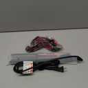 Hair Straightener 1 Inch Flat Iron and Curler 2 in 1 Titanium Ceramic Ionic Dual Voltage Straightener with Heat-Resistant Silicone, for Less Frizz, Shinier & Smoother (Black/Rose Gold)