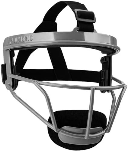 Dinictis Softball Face Mask, Lightweight, Comfortable, with Wide Field Vision, Durable and Safe Face Guards, Premium Protective Softball Fielder's Mask M