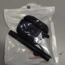 ATUAT for AirPods Pro 2nd Generation Case Cover, Protective Silicone Skin Accessories with Keychain for Women Men for Apple AirPods Pro Gen 2(2022), Front LED Visible-Black